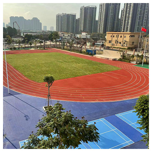 梅州中山东凤镇中心小学无缝预制型跑道